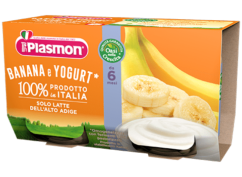 Merenda Banana e Yogurt