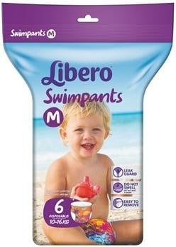 Pannolini per il Mare e la Piscina Libero Swimpants Taglia Medium (10-16 kg)