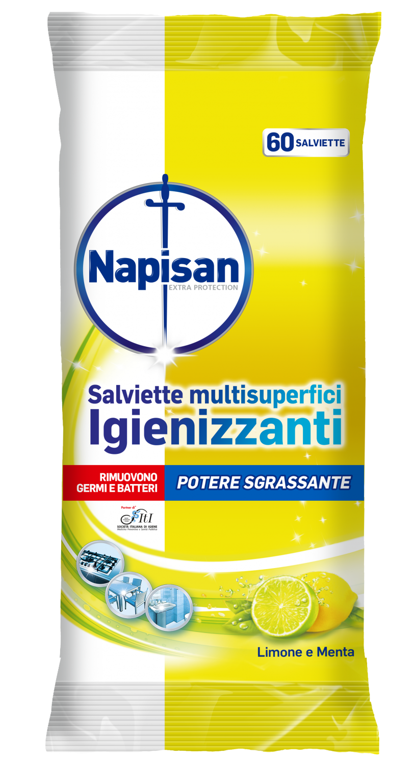 NAPISAN IGIENIZZANTE MULTISUPERFICI POTERE SGRASSANTE LIMONE