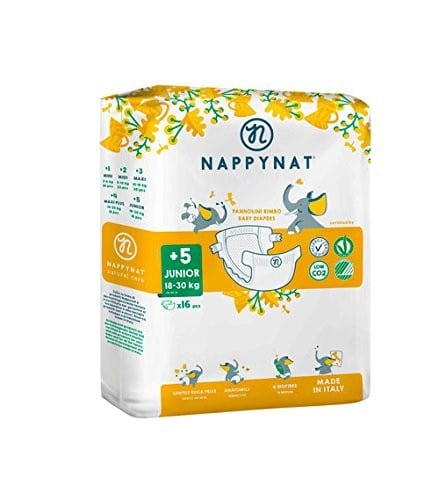 Pannolini Natural Care Junior Taglia 5+ (18-30 kg)