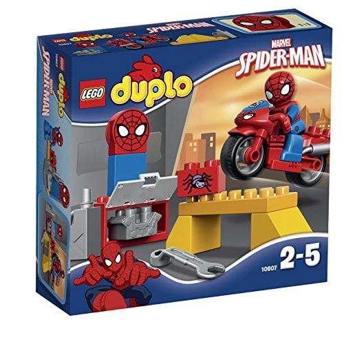 DuploSuper Heros il Laboratorio della Bici di Spiderman