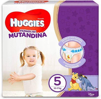 Pannolini Mutandina Taglia 5 (12-17 kg) - Huggies