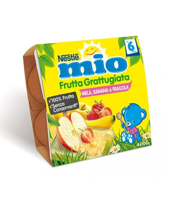 Mio - Frutta Grattugiata Mela Banana e Fragola