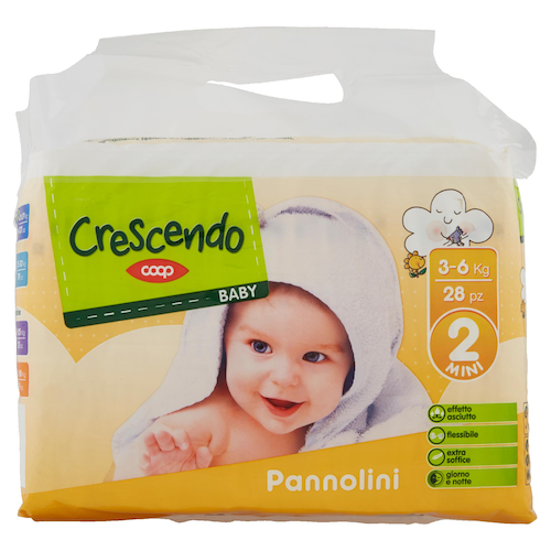 Pannolini Crescendo Coop Taglia 2 Mini