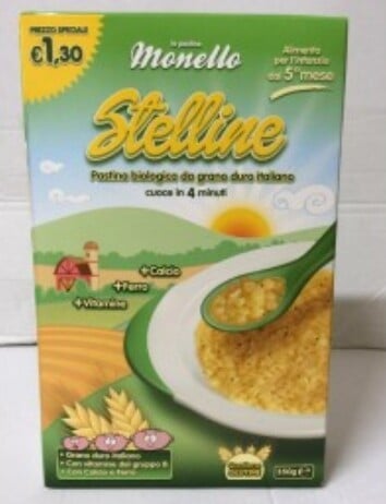 Pastina Biologica Monello Stelline