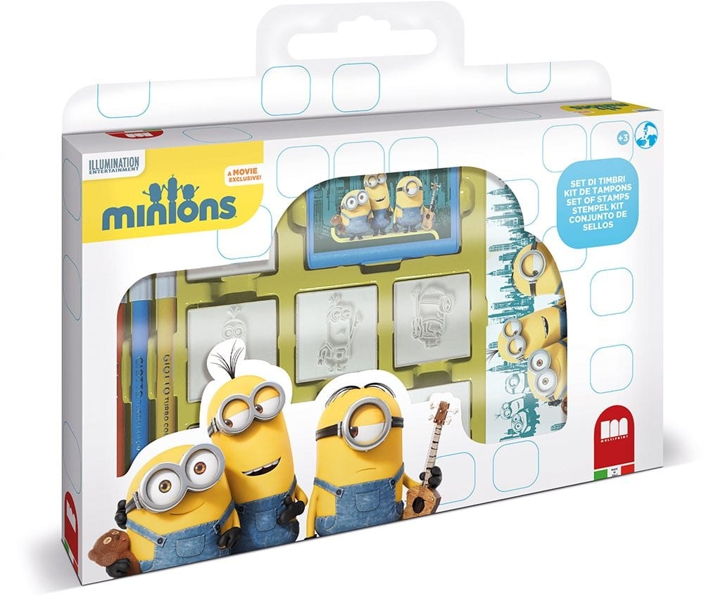 Minions Valigetta Timbri con Pennarelli