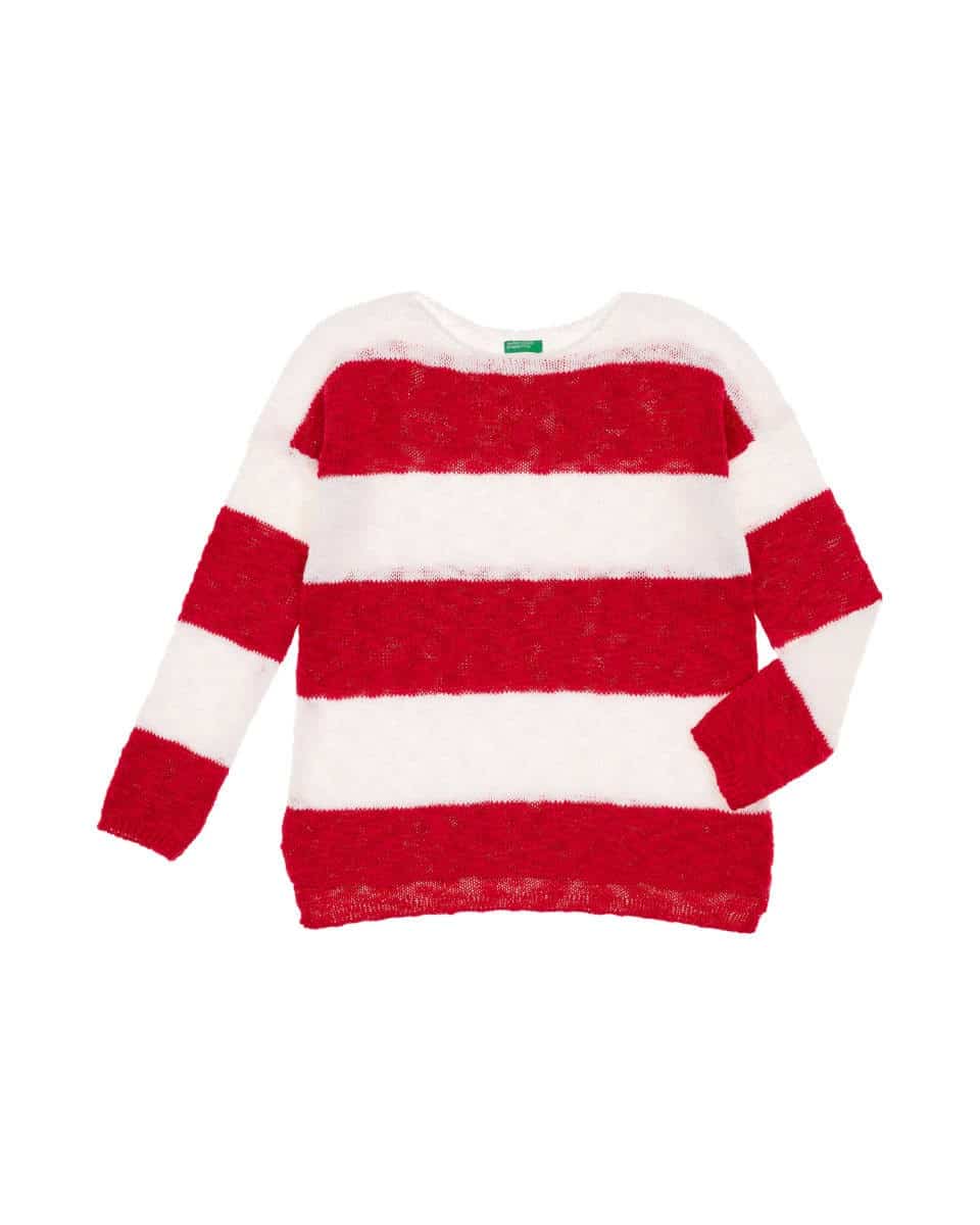 Maglia Bambina Righe Bicolor