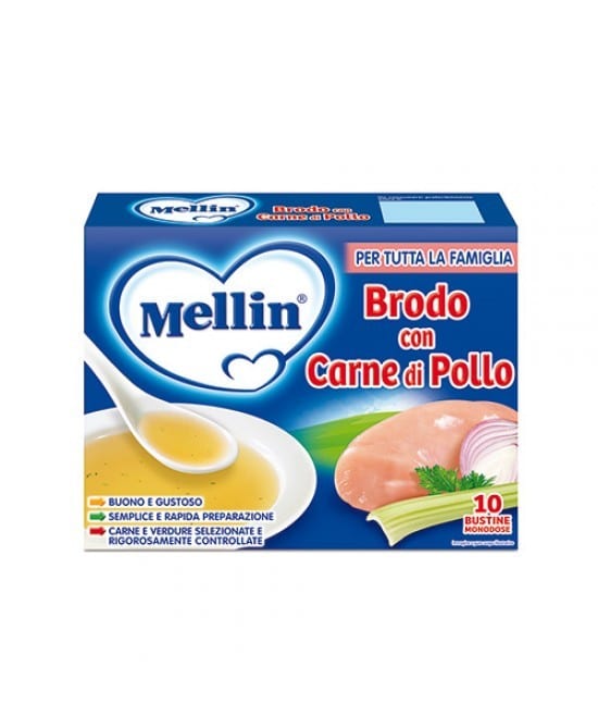 Brodo con Carne di Pollo in Busta