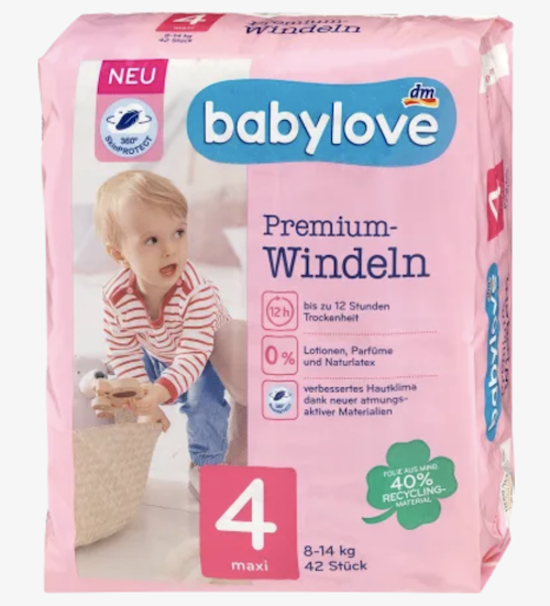 Pannolini-Babylove-Premium-Taglia-4-Maxi-8-14-kg