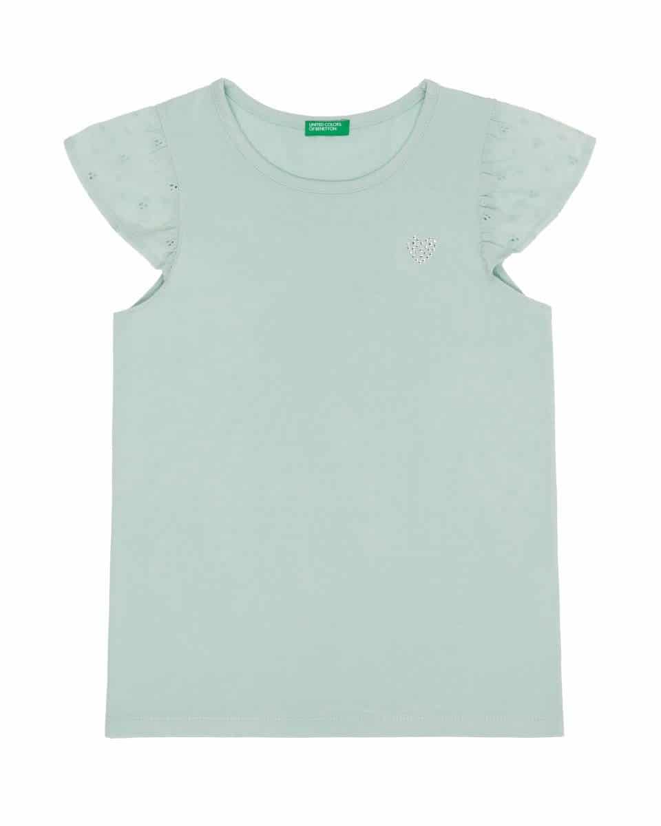 T-shirt Bambina in Viscosa Stretch