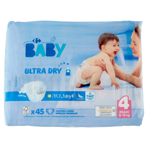 Carrefour-Baby-Pannolini-Ultra-Dry-Taglia-4-Maxi-8-16-kg