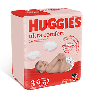 Pannolini Ultra Comfort taglia 3 - Huggies