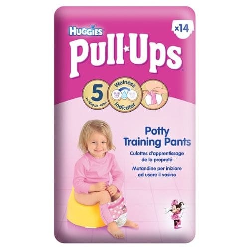 Mutandine Assorbenti Pull-Ups per Bambina Taglia 5 (11-18 kg)