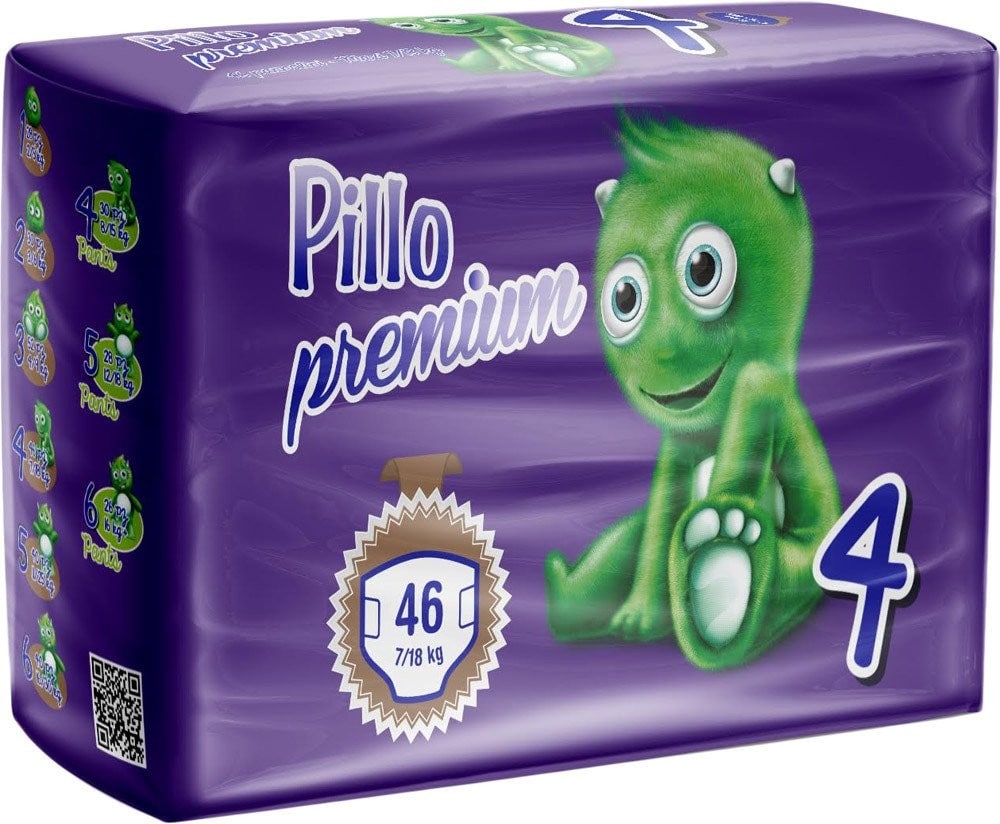 Pannolini Premium Taglia 4 Maxi (7-18 kg) - Pillo