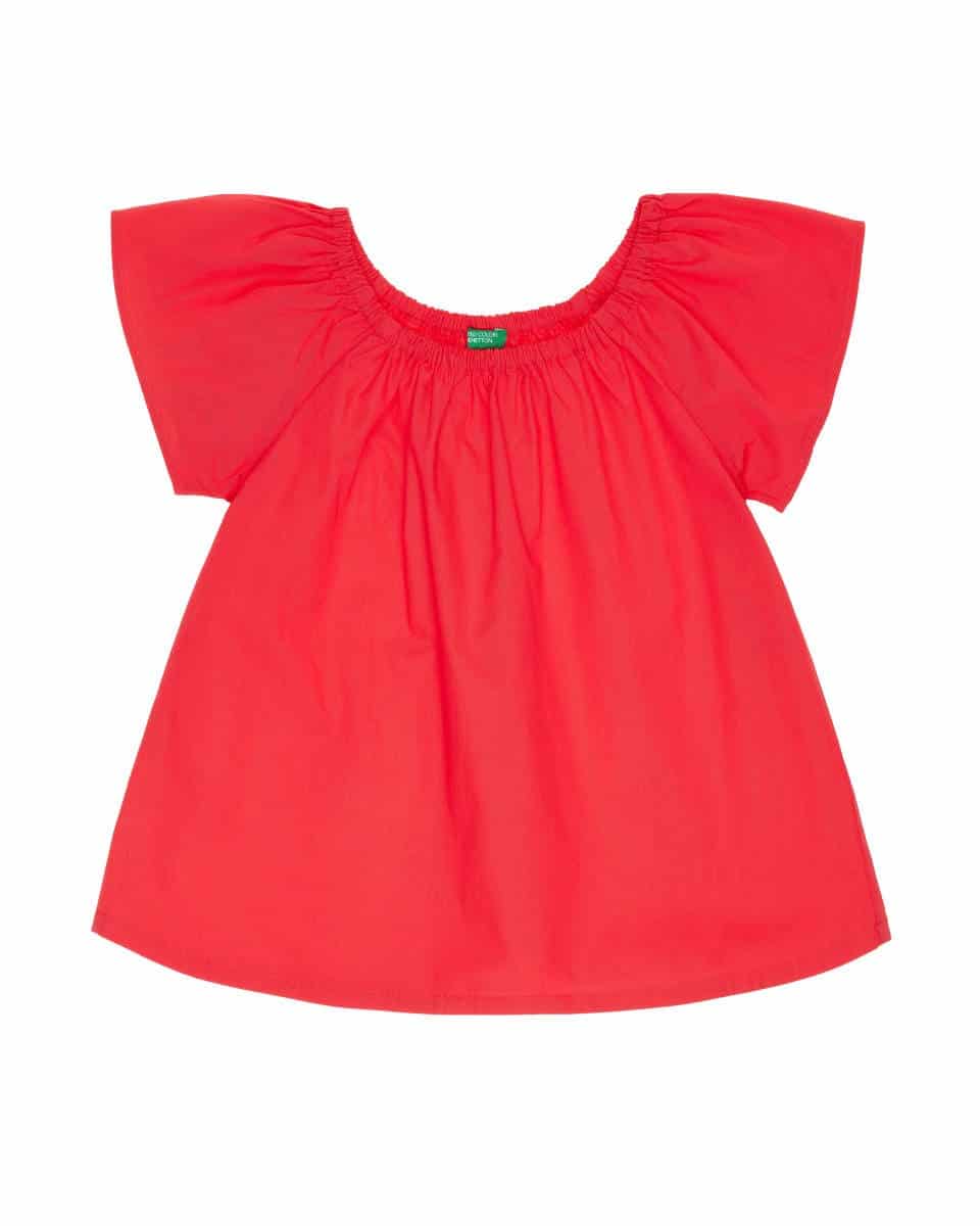 Blusa Bambina in Popeline