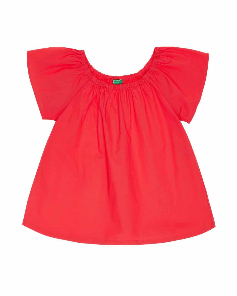 Blusa Bambina in Popeline