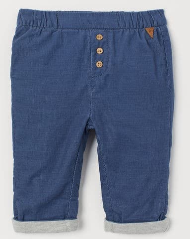 Pantaloni in velluto a coste H&M
