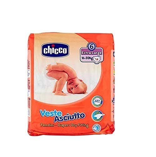 Pannolini Veste Asciutto Taglia 6 Extra Large (16-30 kg)