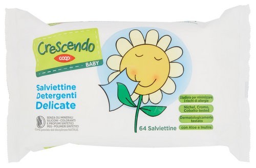 Salviette Detergenti Delicate Crescendo Coop