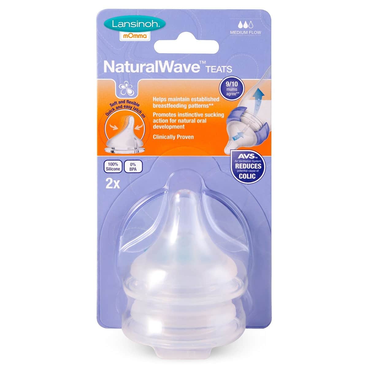 Tettarelle NaturalWave Flusso Medio