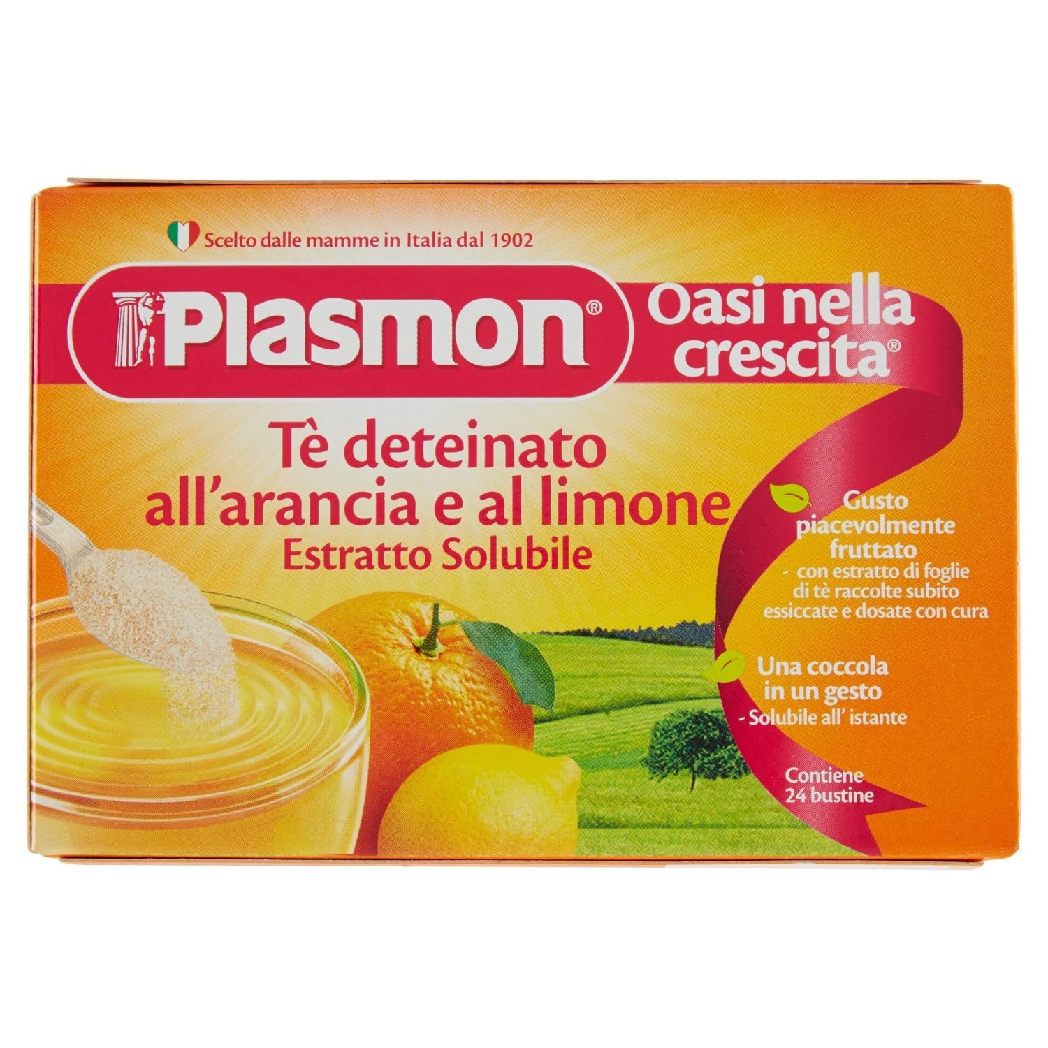 Tè Deteinato Arancia e Limone