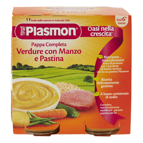 Pappa Completa Verdure con Manzo e Pastina