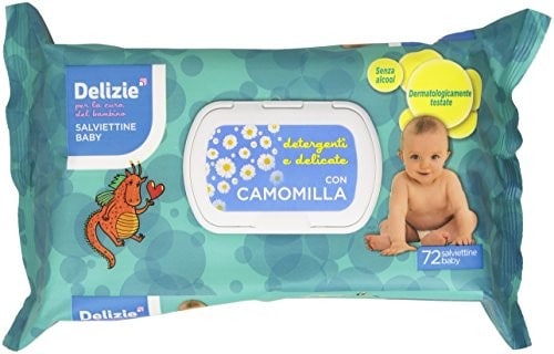 Salviettine Baby Detergenti e Delicate con Camomilla