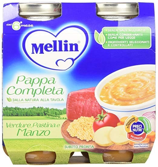 Pappa Completa Verdura Pastina Manzo