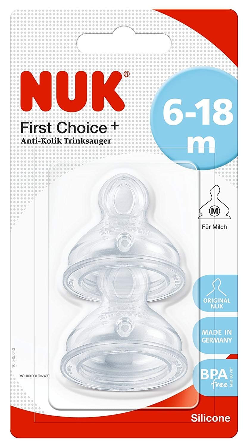 Set 2 Tettarelle First Choice Silicone dai 6-18m M