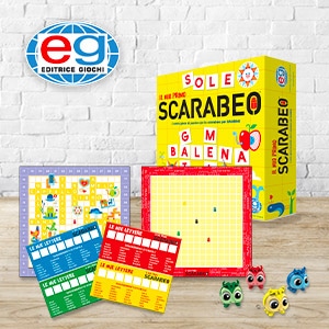 Spin Master Games EDITRICE GIOCHI, Il Mio Primo Scarabeo, Gioco da Tavolo,  Gioco per L'apprendimento di lettere e parole, board game per bambini dai 4  ai 7 Anni, board game da 2